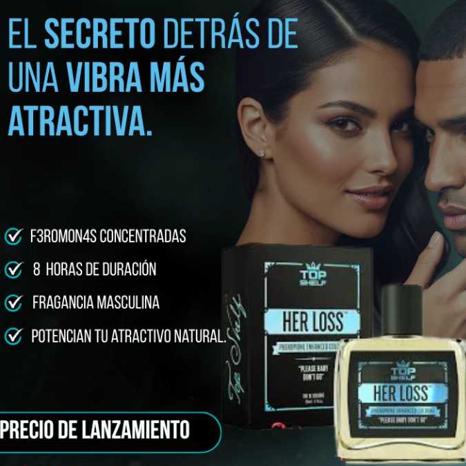 Perfume con Feromonas para Hombres 💎 - HER LOSS® | SE DESEADO POR LAS MUJERES AL INSTANTE