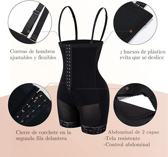 CurvyLux BodySculpt Faja Cachetero - Alta Compresión | Luce una figura de diosa.✨