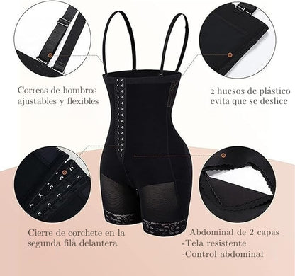CurvyLux BodySculpt Faja Cachetero - Alta Compresión | Luce una figura de diosa.✨