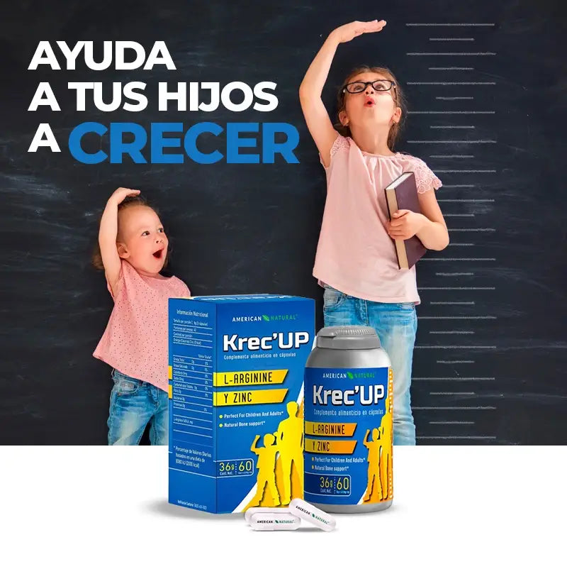 Krec'UP®  Potenciador de crecimiento de forma natural.🌱| Crece como no te imaginarías.🧍