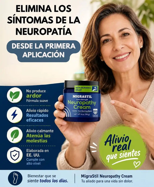 Migrastil Crema - Calma el Ardor y Hormigueo en Minutos 100% NATURAL