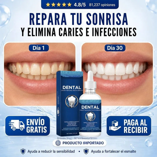DENTAL CARE® - ELIMINA CARIES,MAL OLOR Y DIENTES AMARILLOS.