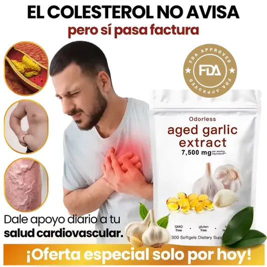 EXTRACTO DE AJO - CUIDA TU SALUD CARDIOVASCULAR.