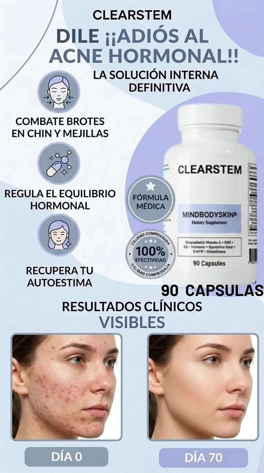 Clearstem® - Elimina el acné hormonal - ORIGINAL