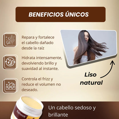 Mascarilla capilar KARSELLEE® PREMIUM CON COLÁGENO Y MACA🌱