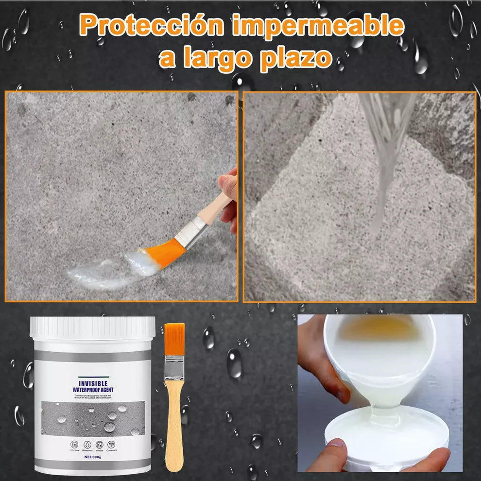 Sellador Impermeable Transparente WatterProof®| 🎁Brocha de regalo🎁