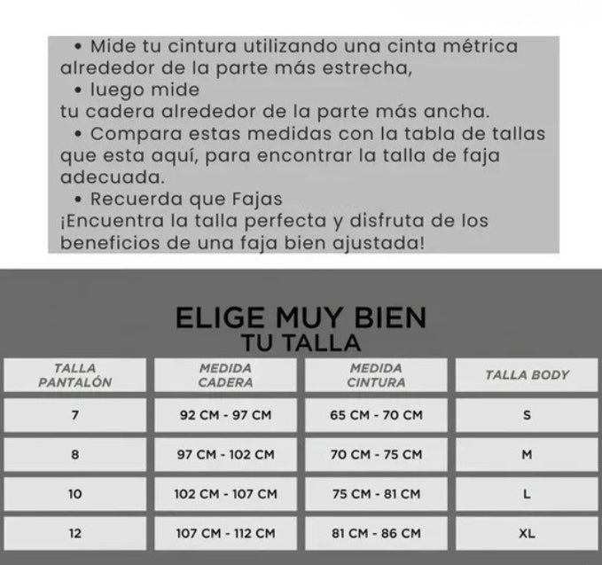 CurvyLux BodySculpt Faja Cachetero - Alta Compresión | Luce una figura de diosa.✨