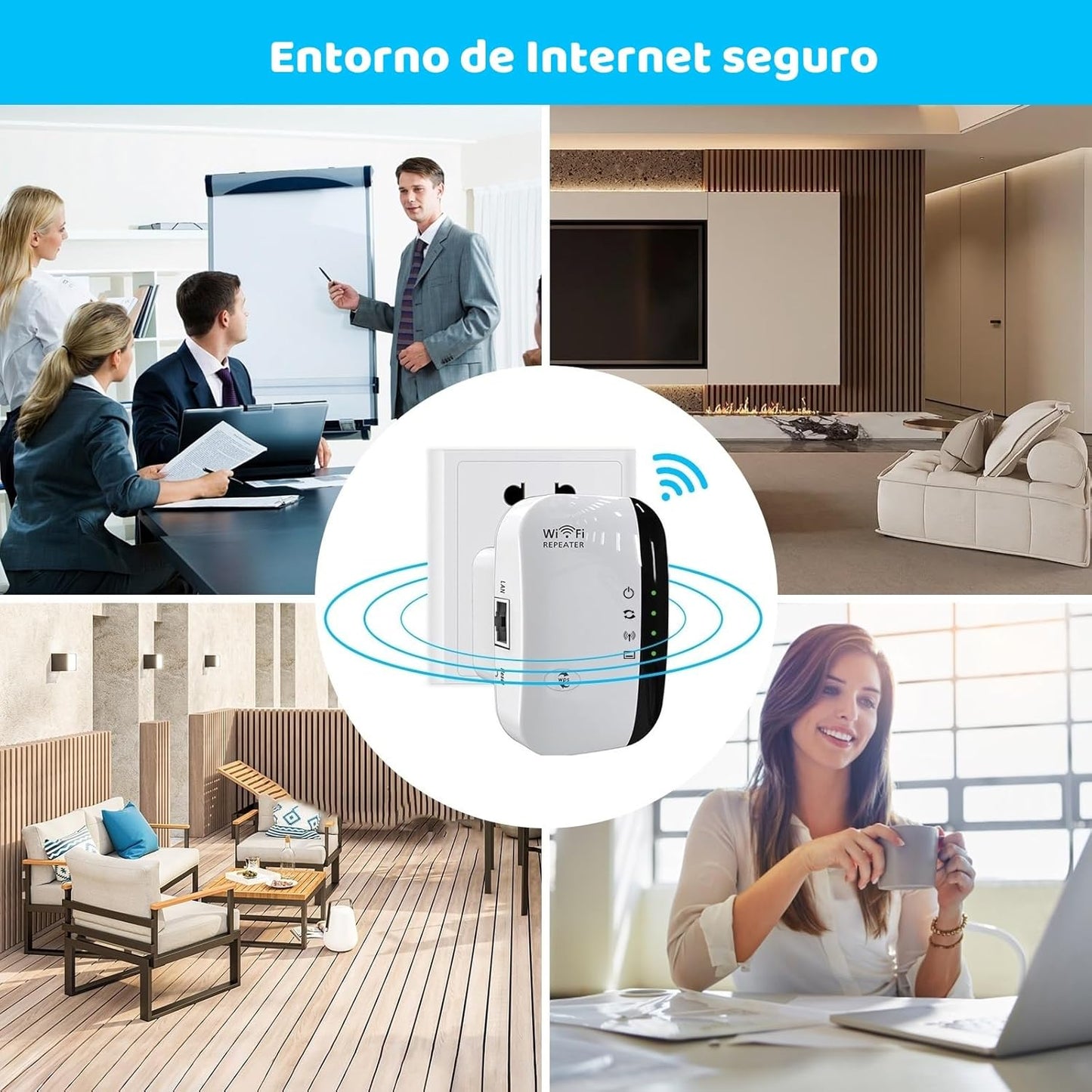 REPETIDOR WIFI PREMIUM | Aumenta la velocidad de tu WIFI Y LA SEÑAL DE TU INTERNET🛜
