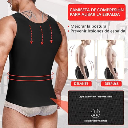 MOLDEAMAN® Form Camiseta de compresión ✨ | Elimina la panza, los pechos caidos al instante