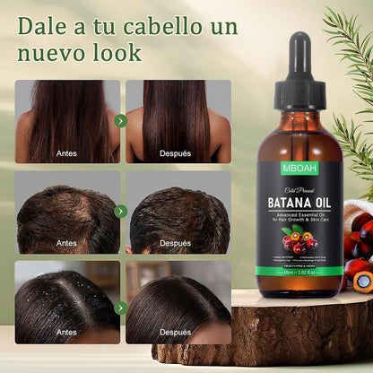 Aceite Batana Oil 100% Puro 🌿 | Deten la caída del cabello, Crece e hidrata de forma natural🌱