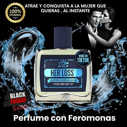 Perfume con Feromonas para Hombres 💎 - HER LOSS® | SE DESEADO POR LAS MUJERES AL INSTANTE