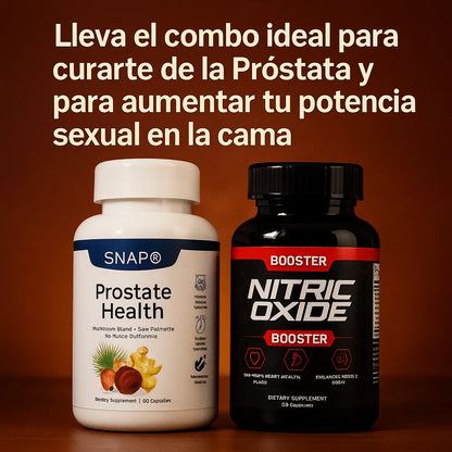 COMBO PROSTATA+NITRIC-ELIMINA PROSTATITIS PREVIENE EL CANCER Y AUMENTA TU POTENCIA SEXUAL - EL ORIGINAL