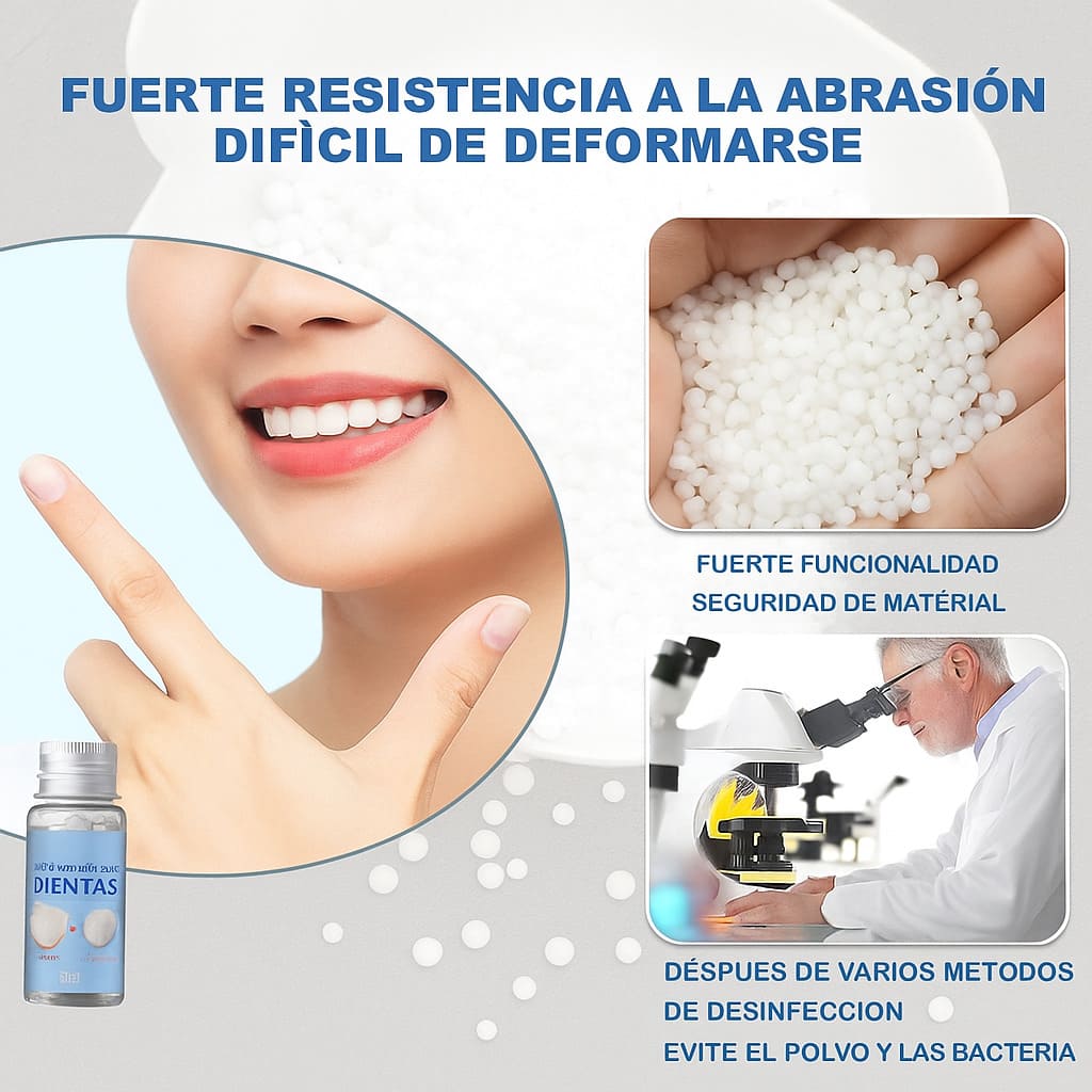Perlas Reparación Dientes Postizos TeethGrow® |Dientes postisos instantaneos✨