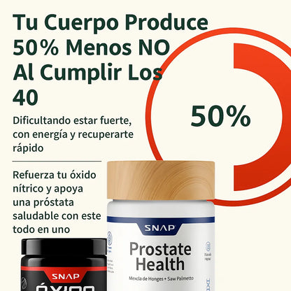 COMBO PROSTATA+NITRIC-ELIMINA PROSTATITIS PREVIENE EL CANCER Y AUMENTA TU POTENCIA SEXUAL - EL ORIGINAL