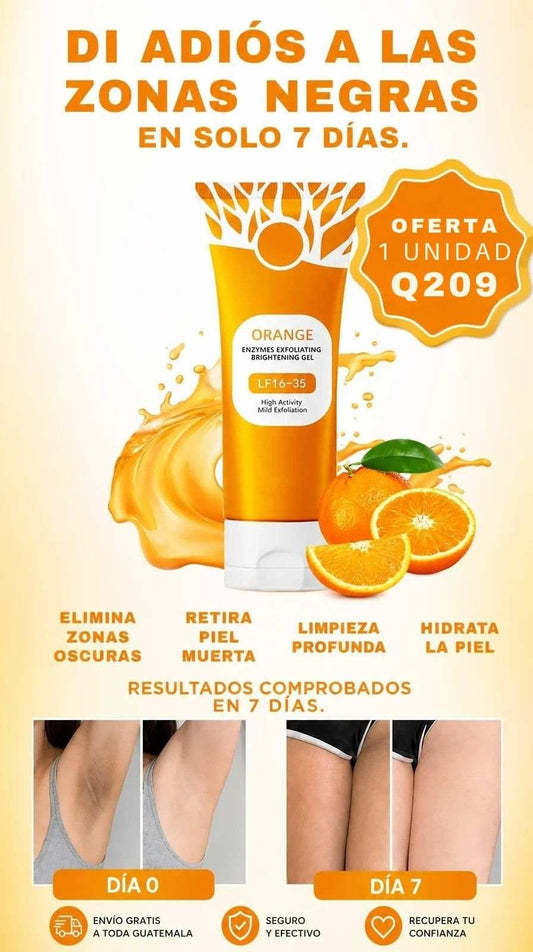 ORANGE GEL BLANQUEADOR EXFOLIANTE - EL ORIGINAL