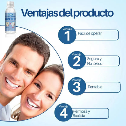 Perlas Reparación Dientes Postizos TeethGrow® |Dientes postisos instantaneos✨