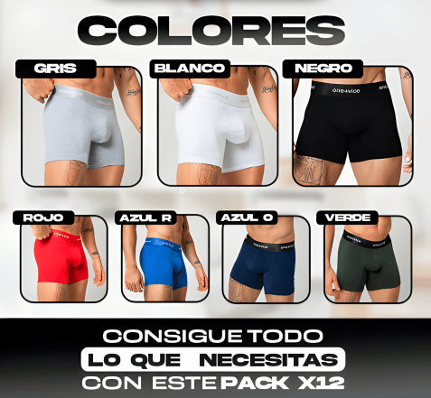 Pack Boxers COFORT PRO® Hombre |Comodidad  y frescura todo el día.