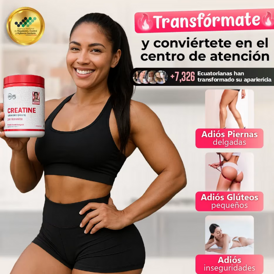 Creatina monohidratada Old School® Aumenta tus gluteos - EL ORIGINAL