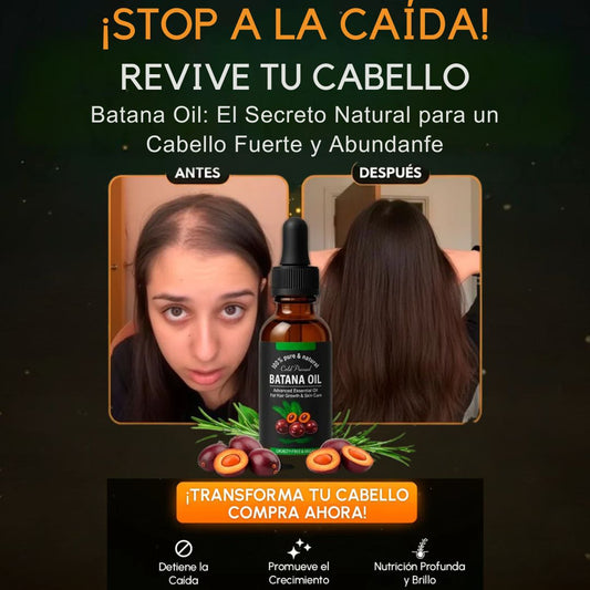 Aceite Batana Oil 100% Puro 🌿 | Deten la caída del cabello, Crece e hidrata de forma natural🌱