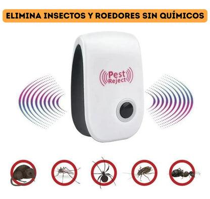 REPELENTE ULTRASÓNICOS EXTERMINADOR DE PLAGAS ELÉCTRICO | Repele eficazmente🚨