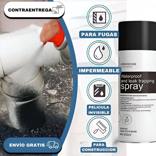 Spray sellador impermeable reparador de fugas WATERPROOF®