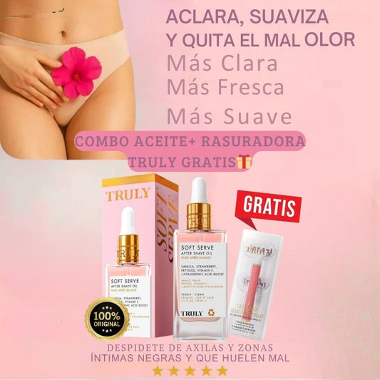 Aceite Truly Beauty 100% ORIGINAL🍓+ Regalo Exclusivo y Envío Gratís!| Aclara, suaviza y dale un buen olor a tu zona íntima y axilas