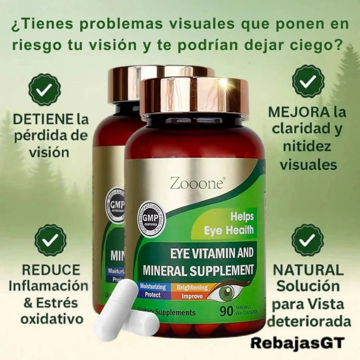 ZOOONE® Suplemento Visual – Recupera la salud de tus ojos cada día - ORIGINAL