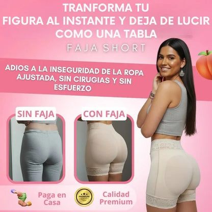 Short BigBoty® Levanta Cola + Crema Anticelulitis y Quema grasa 🎁GRATIS 🎁