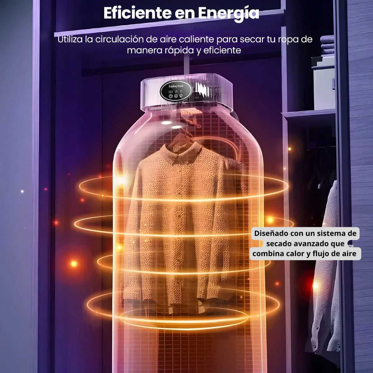 Secadora SecaPRO®  Eléctrica Plegable y portatil para ropa y zapatos 👕👞