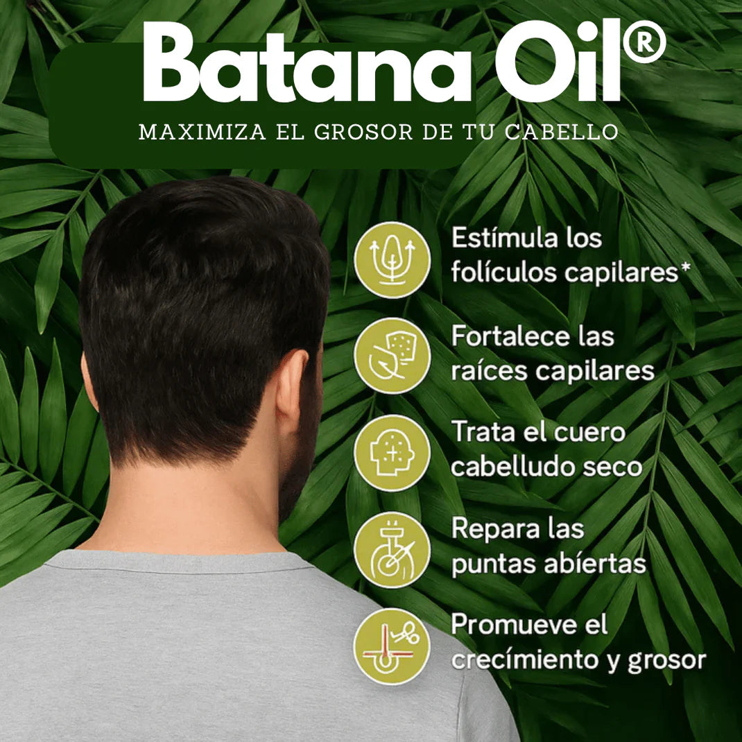 Aceite Batana Oil 100% Puro 🌿 | Deten la caída del cabello, Crece e hidrata de forma natural🌱