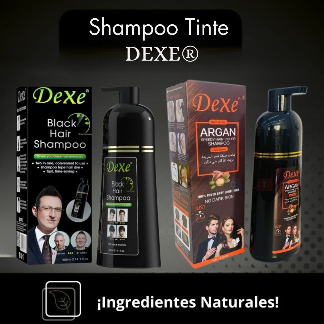 Shampoo tinte DEXO® | Devuelvele el color natural de tu cabello de forma natural🌱