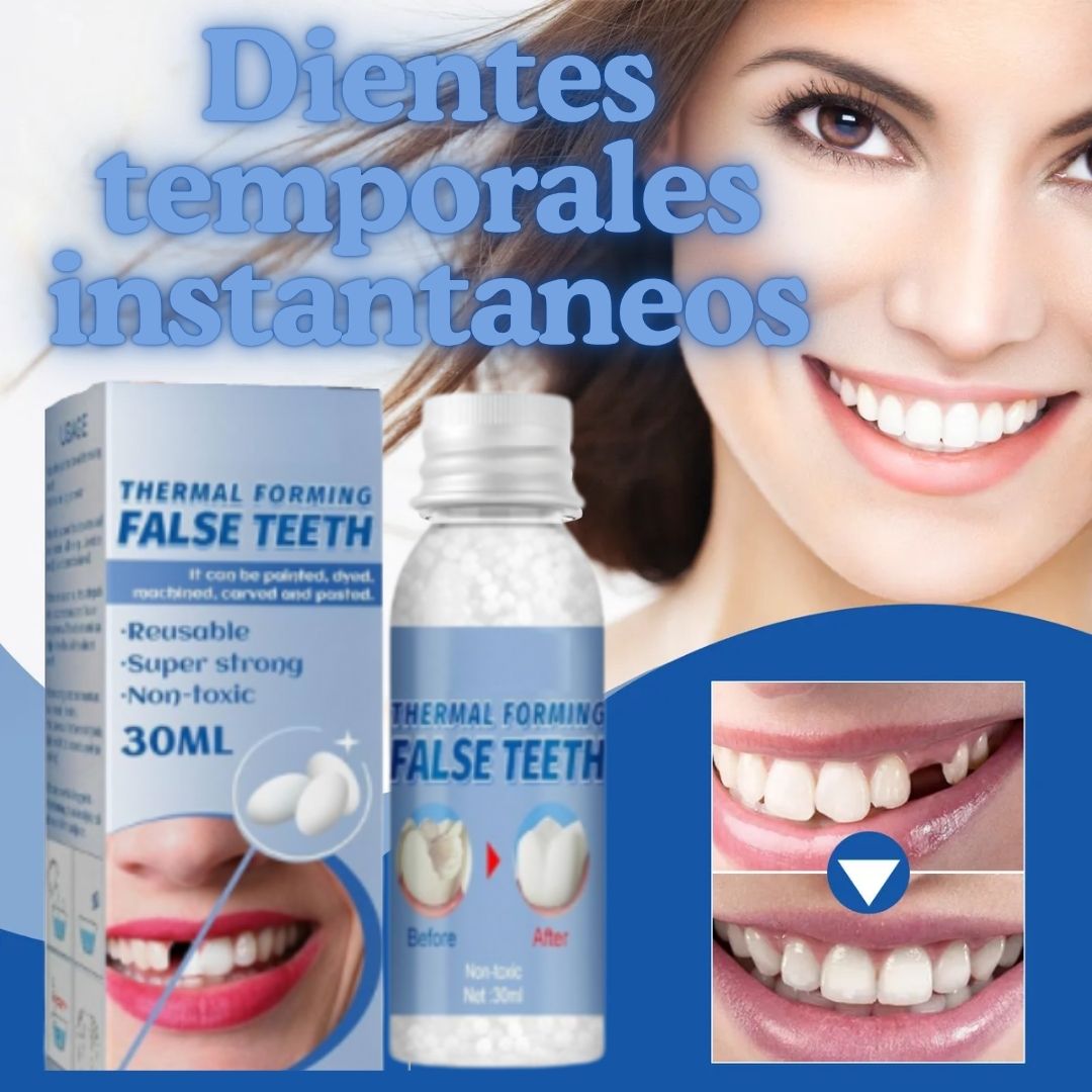 Perlas Reparación Dientes Postizos TeethGrow® |Dientes postisos instantaneos✨