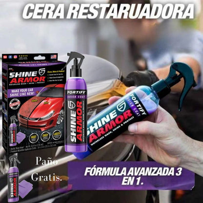 Cera Restauradora Porcelanizadora de pintura Shine Armor Pro®| 🎁Pañuelo gratis.🎁