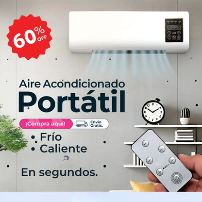 Aire Acondicionado Portátil 2 funciones en 1 | ❄️Enfría y calienta en segundos.☀️