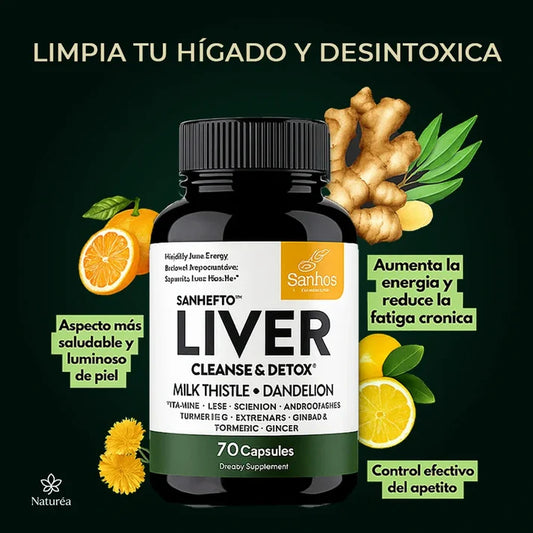 LIVER™ DESINTOXICACIÓN NATURAL | Limpia tu hígado de forma 100% Natural.🌱