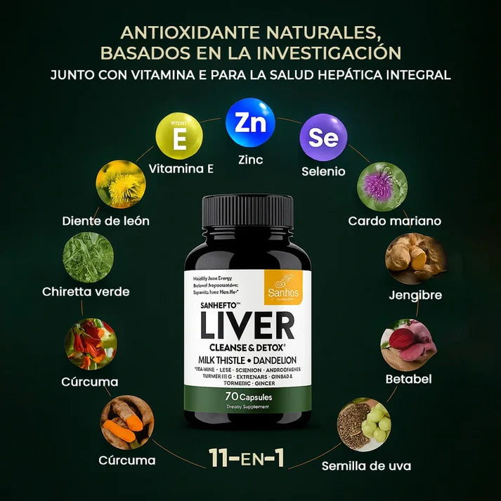 LIVER™ DESINTOXICACIÓN NATURAL | Limpia tu hígado de forma 100% Natural.🌱