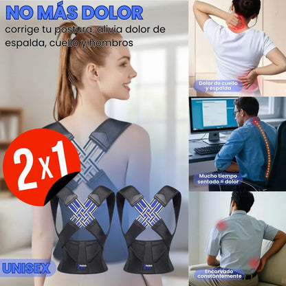 Corrector de Postura PostureMAX® | Corrige tu postura fácil y rápidamente. 🎁OFERTA 2X1🎁
