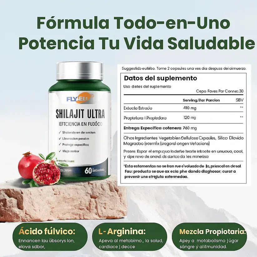 SHILAJIT ULTRA® El secreto de los africanos para aumentar el tamaño y rendir más ORIGINAL
