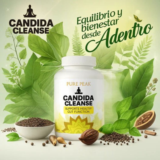 Candida Cleanse – Detox intestinal natural, menos hinchazón, más energía | 100% natural.🌱