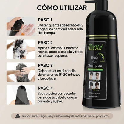 Shampoo tinte DEXO® | Devuelvele el color natural de tu cabello de forma natural🌱