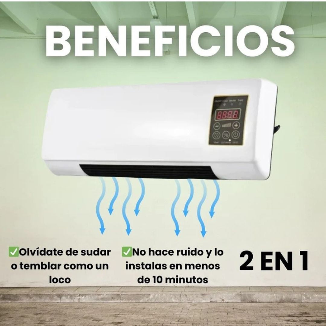 Aire Acondicionado Portátil 2 funciones en 1 | ❄️Enfría y calienta en segundos.☀️