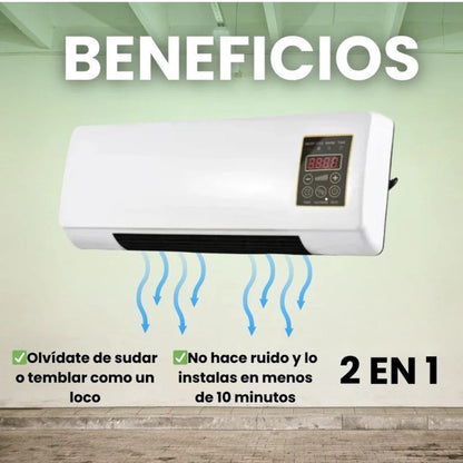 Aire Acondicionado Portátil 2 funciones en 1 | ❄️Enfría y calienta en segundos.☀️