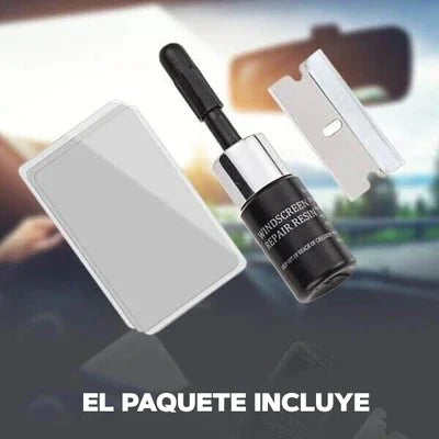 KIT NANO-LÍQUIDO™ REPARADOR DE VIDRIO | Repara tus cristales en segundos.🚘