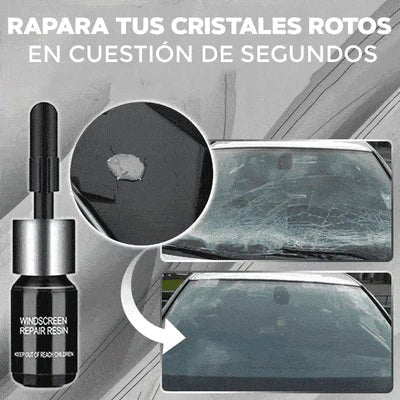KIT NANO-LÍQUIDO™ REPARADOR DE VIDRIO | Repara tus cristales en segundos.🚘