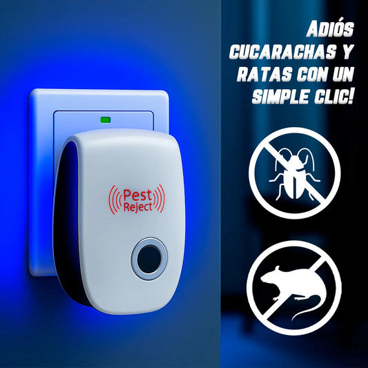 REPELENTE ULTRASÓNICOS EXTERMINADOR DE PLAGAS ELÉCTRICO | Repele eficazmente🚨