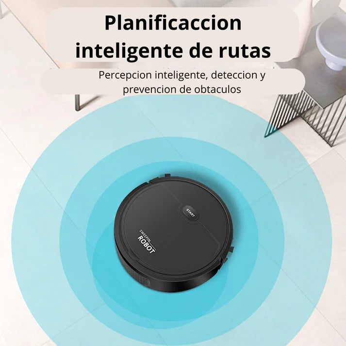 Aspiradora Robot De Limpieza Aspira, Barre y Trapea - Clean Bot Pro® | Limpieza eficaz en automático🤖