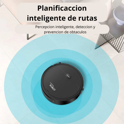 Aspiradora Robot De Limpieza Aspira, Barre y Trapea - Clean Bot Pro® | Limpieza eficaz en automático🤖